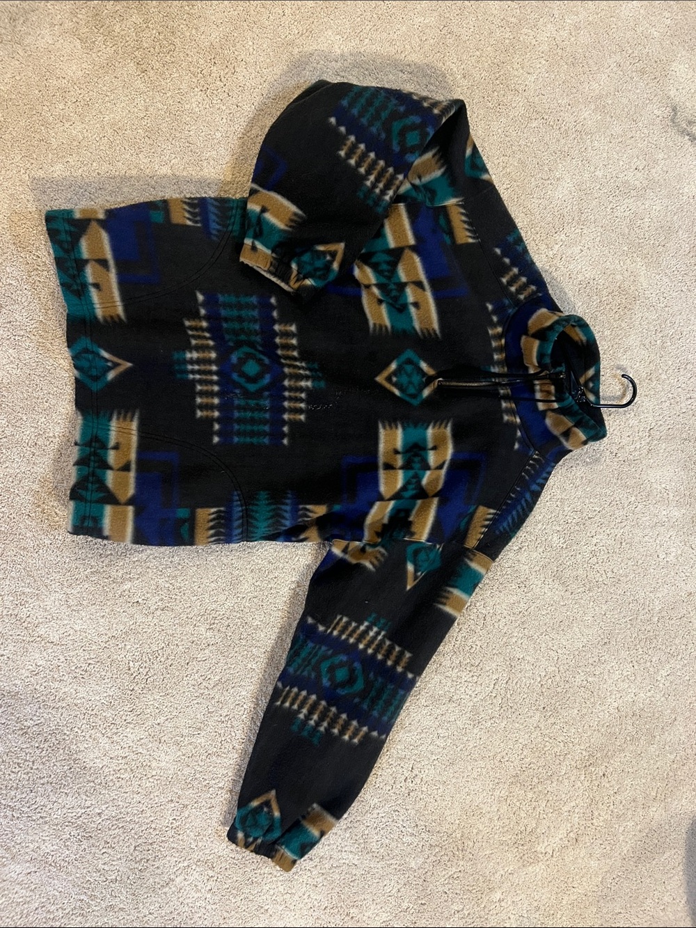 Vintage Santana Aztec Print Fleece